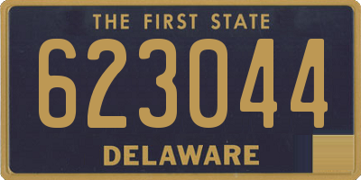 DE license plate 623044