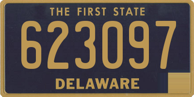 DE license plate 623097