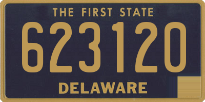 DE license plate 623120