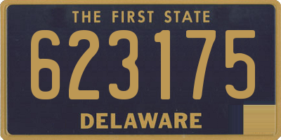 DE license plate 623175