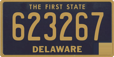 DE license plate 623267