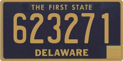 DE license plate 623271