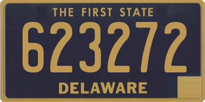 DE license plate 623272