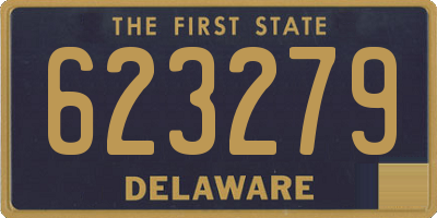 DE license plate 623279