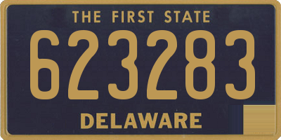 DE license plate 623283