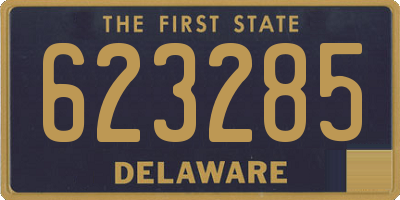 DE license plate 623285