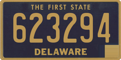 DE license plate 623294