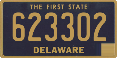 DE license plate 623302