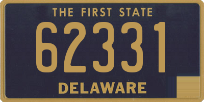 DE license plate 62331