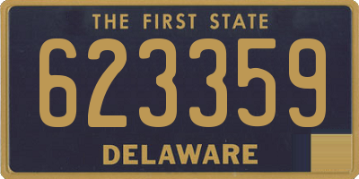 DE license plate 623359