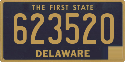 DE license plate 623520