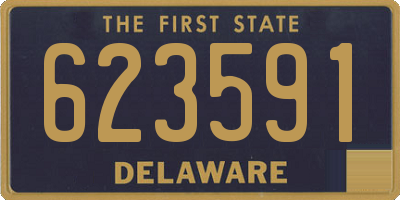 DE license plate 623591