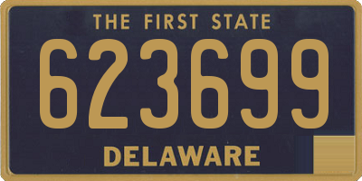 DE license plate 623699