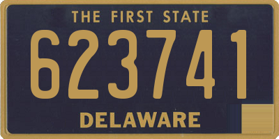 DE license plate 623741