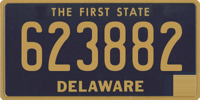 DE license plate 623882
