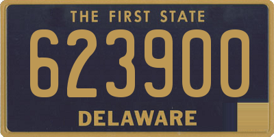 DE license plate 623900
