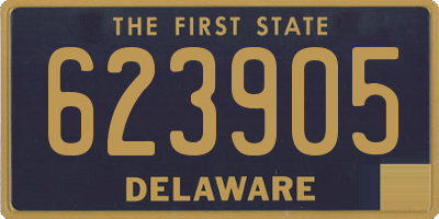 DE license plate 623905