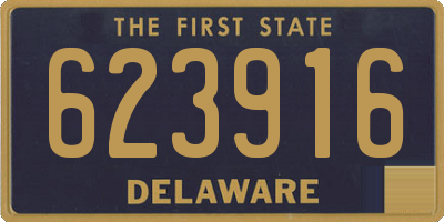 DE license plate 623916