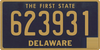 DE license plate 623931