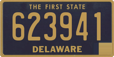 DE license plate 623941