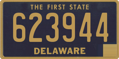 DE license plate 623944