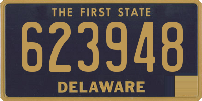 DE license plate 623948