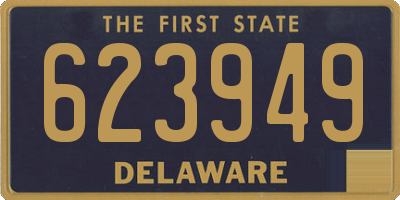 DE license plate 623949