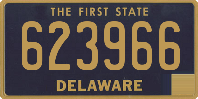 DE license plate 623966