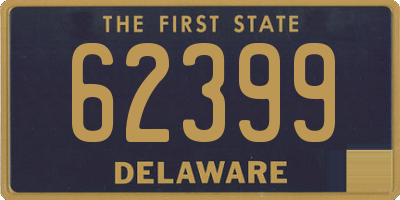 DE license plate 62399