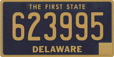 DE license plate 623995