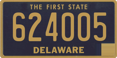 DE license plate 624005