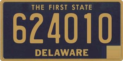 DE license plate 624010