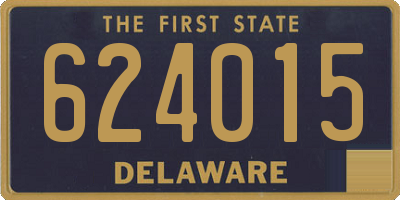 DE license plate 624015