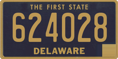 DE license plate 624028