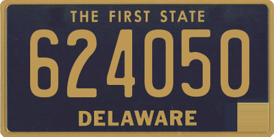 DE license plate 624050