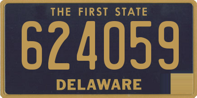 DE license plate 624059