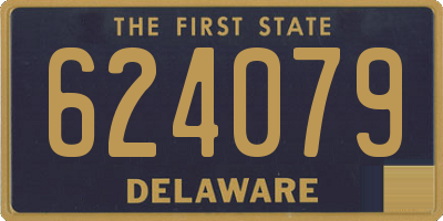 DE license plate 624079