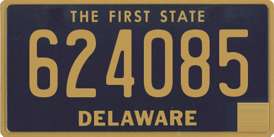 DE license plate 624085