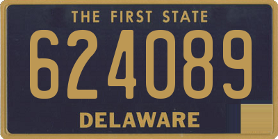 DE license plate 624089