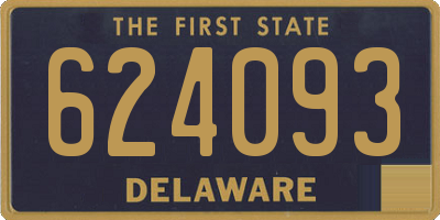 DE license plate 624093