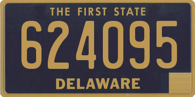 DE license plate 624095