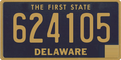 DE license plate 624105