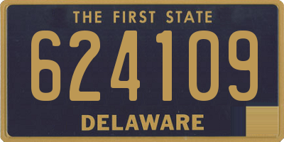 DE license plate 624109