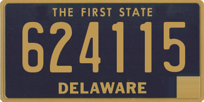 DE license plate 624115