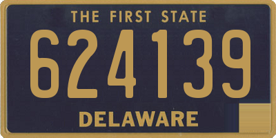 DE license plate 624139