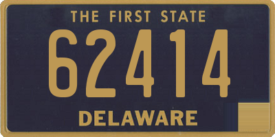 DE license plate 62414