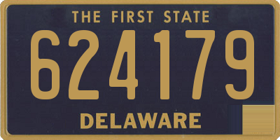 DE license plate 624179