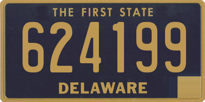 DE license plate 624199