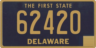 DE license plate 62420