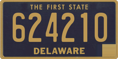 DE license plate 624210